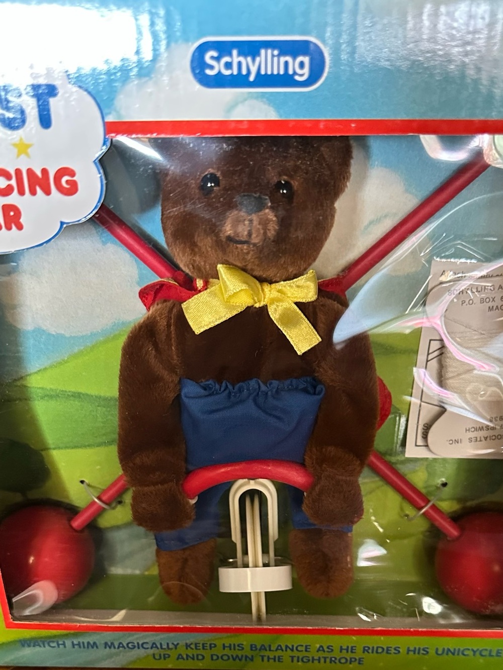 Ernest The Balancing Bear Vintage Toy